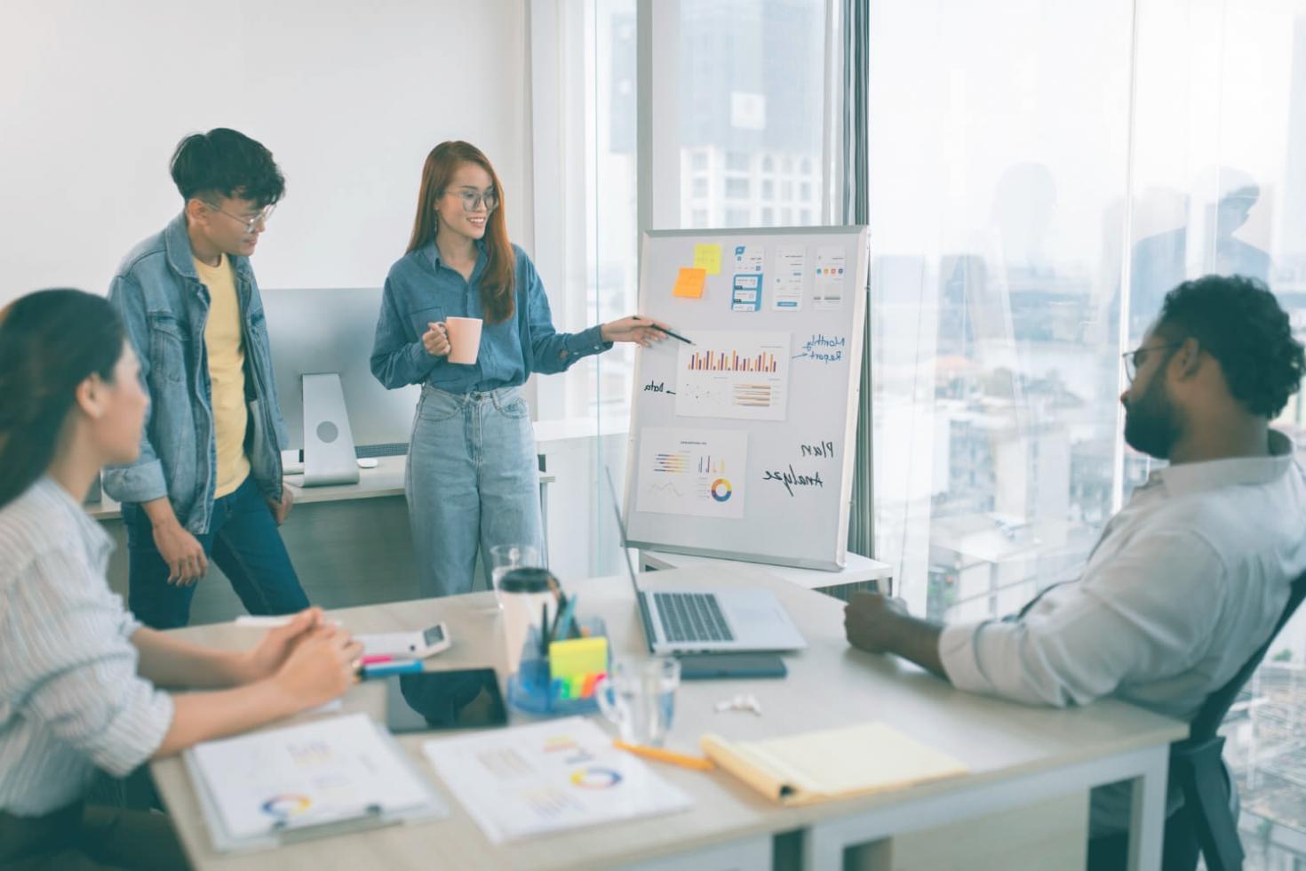 Lernende bei der Entwicklung von Selbstbewusstsein